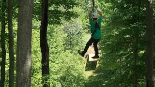 Trollhaugen Adventure Park  Zip Line Tour [upl. by Eylrahc]