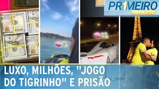 Influenciadores presos após movimentar R 20 mi com “jogo do tigrinho”  Primeiro Impacto 170524 [upl. by Agee]