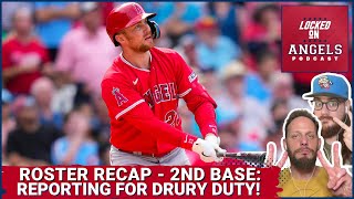 Los Angeles Angels Roster Recap Part 3 2nd Base Brandon Drury Luis Rengifo Michael Stefanic [upl. by Willa]