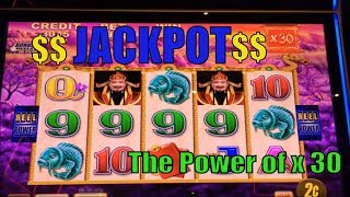 ★JACKPOT ☆Finally Jackpot in 6 Free games Choice  Fortune King Deluxe Slot machine Even 180 Bet [upl. by Kreegar]