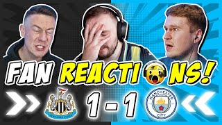 Man City amp Newcastle Fans Reaction to Newcastle 11 Man City  Premier League Fan Reactions [upl. by Navert763]