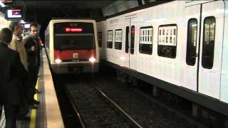 De caza  Trenes en Cataluña Metro del Vallés [upl. by Htilil135]