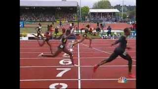 Allyson Felix Wins Women 200m Final at 2012 Olympic Trials [upl. by Gorga]