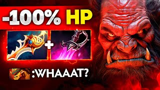 100 HP with AXE ULTIMATE 🔥 Axe 735 Dota 2 [upl. by Jacinta]