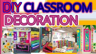 DIY CLASSROOM DECORATION STRUCTURING IDEAS [upl. by Nolyarg]