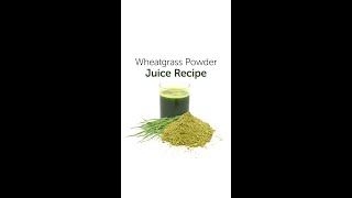 Wheatgrass Powder Juice Satopradhan Vision [upl. by Ahrendt500]