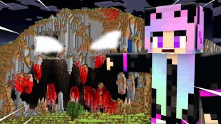 I Trolled My Sister with SCARY CAVES in Minecraft [upl. by Attenhoj631]