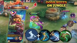 TOP PH BARATS CORE  GODS SPEED ON JUNGLE  GODLIKE IN 5MINS  MUST WACTH  MLBB🦖 [upl. by Argent]