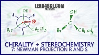 Newman Projection Stereochemistry R amp S Trick Chirality Vid 7 [upl. by Antoine]