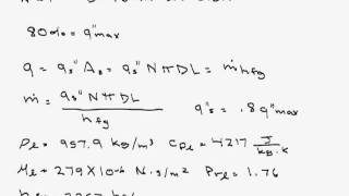 Nucleate Boiling Example [upl. by Elokkin977]