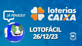 Resultado da Lotofácil  Concurso nº 2988  26122023 [upl. by Sivie553]