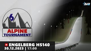 ENGELBERG HS140  30122023  ALPINE TOURNAMENT  06  10 DSJ4 ELITE CUP [upl. by Benco]