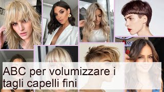 Tagli per capelli fini lisci e pochi idee  Marie Claire [upl. by Ganny]