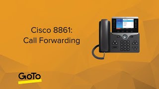 Cisco 8861 Call Forwarding [upl. by Bortman86]