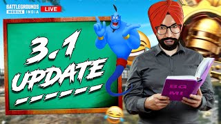 31 NEW UPDATE or DINOSAUR MODE   BGMI LIVE  GTXPREET PUBG LIVE [upl. by Leinahtam]