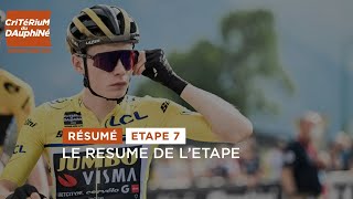 Résumé  Étape 7  Dauphiné 2023 [upl. by Muslim]