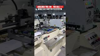 LABELMEN 🇹🇼 ROLLROLL AUTOMATIC SCREEN PRINTING MACHINE FOR SALE  PWS 310  2COLOUR WITH REPASS [upl. by Nedyrb856]