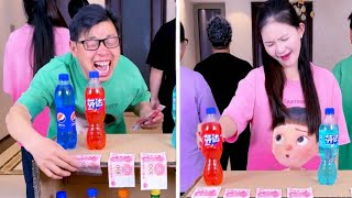 Who Wins The Most Banknotes Blind Box Drink Gamegame party [upl. by Atimed670]