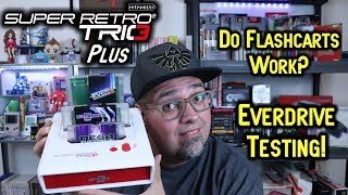 Does It Work RetroBit Super Retro Trio Plus Everdrive Flashcart Test [upl. by Allemaj]