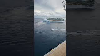 Cozumel Mexico busy cruise port boat cruiseship cruis [upl. by Hickey]