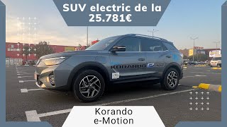 Ssangyong Korando eMotion  SUV electric sub 30000 euro [upl. by Duester]