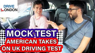 Can an AMERICAN Pass the UK DRIVING TEST  20 YEARS EXPERIENCE  Learner Driver MOCK TEST  USA  UK [upl. by Aicil302]