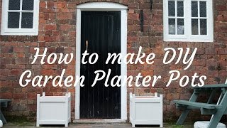 How to make DIY garden planters [upl. by Shulem]