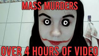 Horrifying Mass Murders Compilation  Four hours and 20 minutes of videos [upl. by Ocsic]