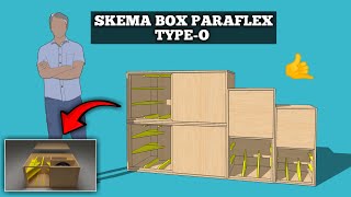 SKEMA LENGKAP BOX PARAFLEX TYPEO 21 18 15 12 INCH SUBWOOFER PARAFLEX [upl. by Inhoj]