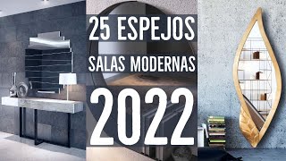 🔝 25 ESPEJOS DECORATIVOS para SALAS MODERNAS y recibidores  DECORACION de pared INTERIORES 2023 [upl. by Llenral]