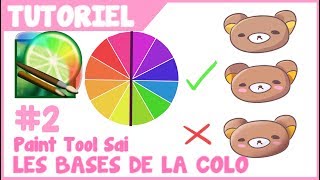 Tutoriel Les bases de la colorisation Paint Tool Sai [upl. by Rubetta600]