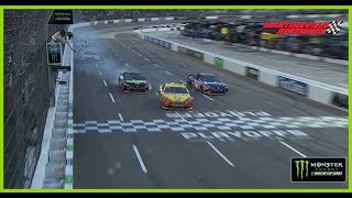 One to Go Logano moves Truex for the win on last lap [upl. by Callean859]