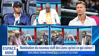 NOMINATION DU NOUVEAU STAFF DES LIONS  QUESTCE QUI COINCE  ESPACE MINÉ DU 02 AVRIL 2024 [upl. by Madi]