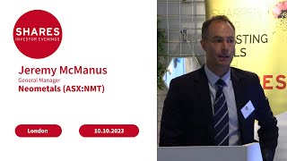 Neometals ASXNMT  Jeremy McManus General Manager [upl. by Karola]