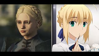 DRAGONS DOGMA 2  Saber from Fate  Character Creation [upl. by Yelekalb810]