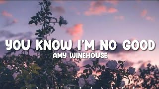 Amy Winehouse  You Know Im No Good Lyrics [upl. by Abeu]