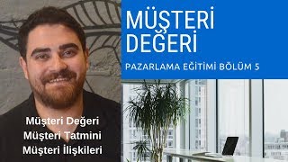 MÜŞTERİ DEĞERİ TATMİNİ ve İLİŞKİLERİ Pazarlama Eğitimi 5 Bölüm [upl. by Nomihs]