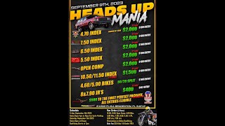 LIVE Drag Racing  Heads Up Mania bradentonmotorsportspark2637 9923 [upl. by Orsino]