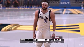 NBA 2K25 In Season Tournament Mode  WARRIORS vs MAVERICKS FULL GAME HIGHLIGHTS [upl. by Spatz]