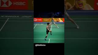 the backhand king 👑badminton leeziijia backhandsmash [upl. by Aniret770]