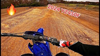 2024 YAMAHA YZ450F First Ride RAW GOPRO footage from Yamaha demo [upl. by Neale932]