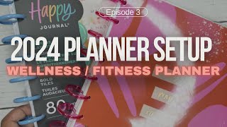 2024 PLANNER SETUP  WELLNESS FITNESS PLANNER [upl. by Ydna]