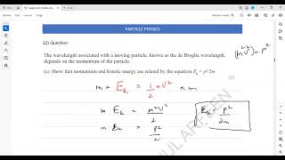 Particle physics Structure 12 to 13 A2 Physics Unit 4 Lecture 10 part j [upl. by Naltiak]