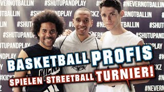 Basketball Profis spielen Streetball Turnier [upl. by Suraved]