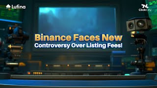 Binance Faces New Controversy over listing fees [upl. by Hairim436]