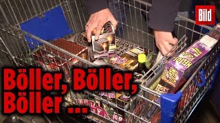 Ran an die billigen Böller Holländer stürmen deutsche Discounter [upl. by Averir992]