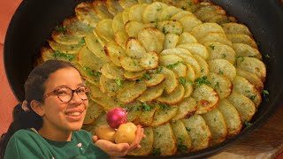 Couronne de pommes de terre au four patates craquantes sur le dessus et fondantes en dessous [upl. by Krein]