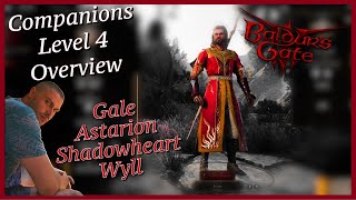 Baldurs Gate 3  Level 4  Gale Astarion Shadowheart and Wyll  Feats Guide  Overview [upl. by Etnuad]