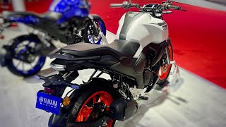 2024 All New Yamaha FZS V4 DLX Ice Fluo Vermillion Colour  Detailed Review  On Road Price [upl. by Anaeg]