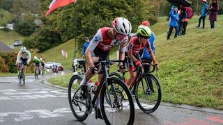 Mondiaux de cyclisme  Une coureuse suisse de 18 ans dans un état « très critique » après une chute [upl. by Mendy]